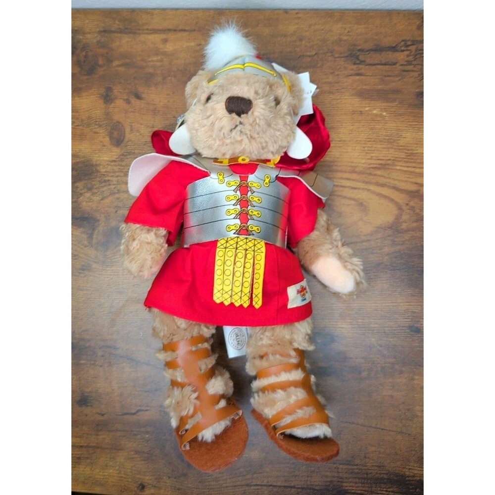Hard Rock Centurion Plush Herrington Teddy Bear Rome Roman 11" New with Tags